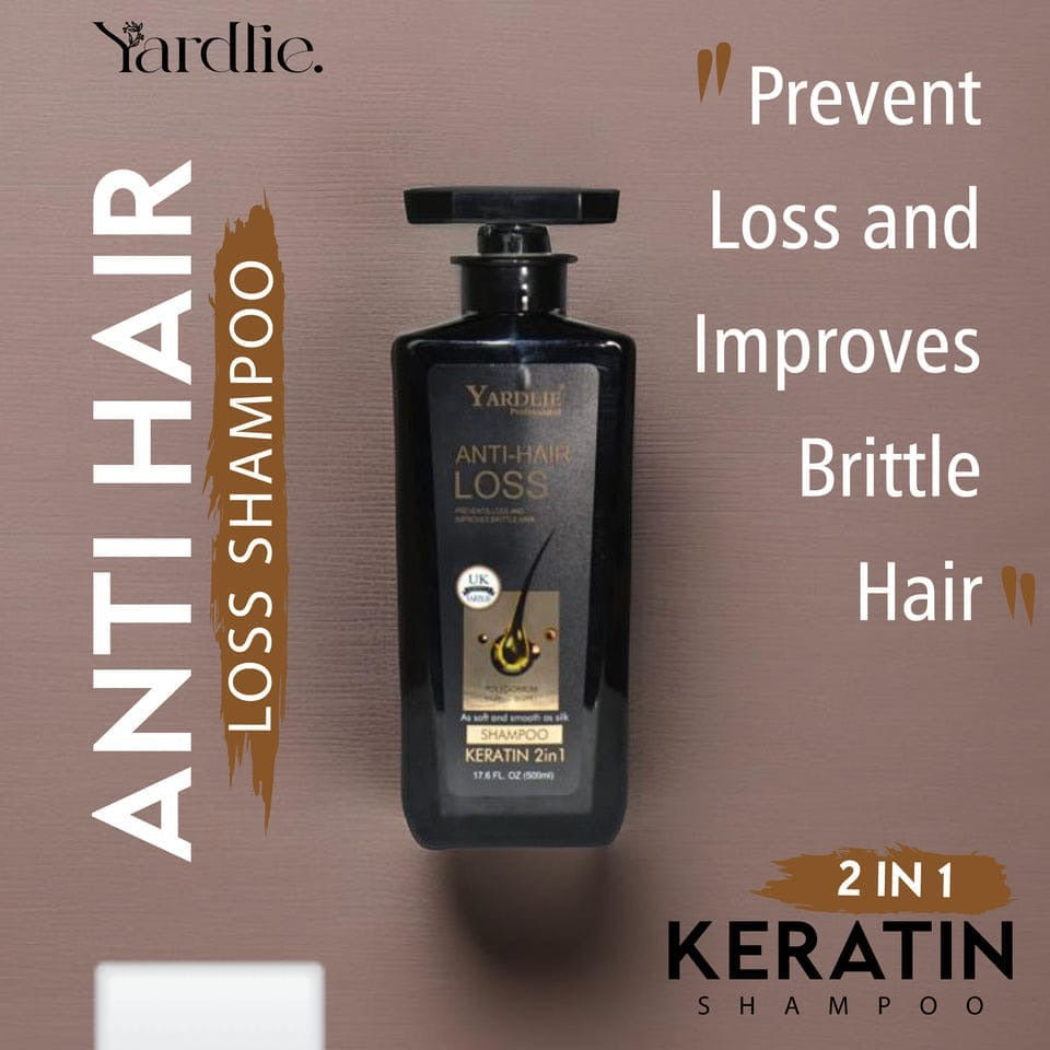 YARDLIE 2 IN 1 ANTI HAIR LOSS (KERATIN + SHAMPOO) 500ml