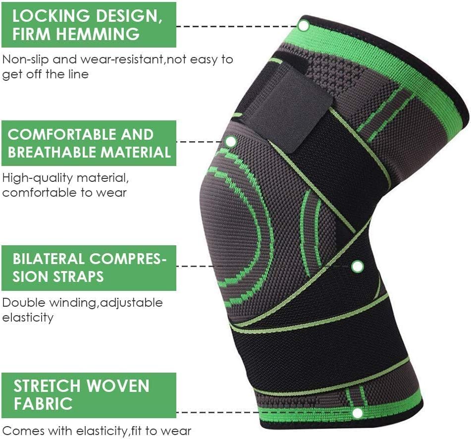 3D Adjustable Knee Support Band – Pressure Relief & Injury Protection