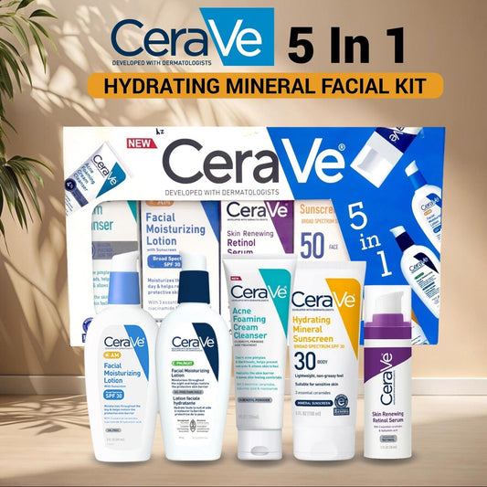 CeraVe Hydrating Mineral Facial Kit 5 In 1